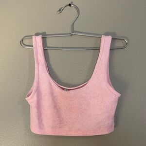 H&M terry cloth crop tank